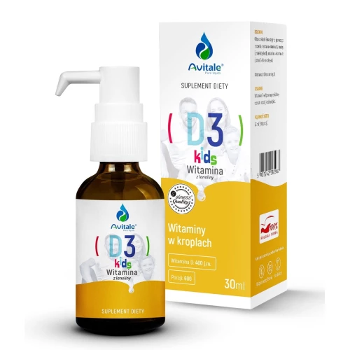 Avitale - Witamina D3 Kids - 30ml